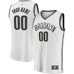 Brooklyn Nets Youth Fast Break Replica Custom Jersey Association Edition White | Fanatics online