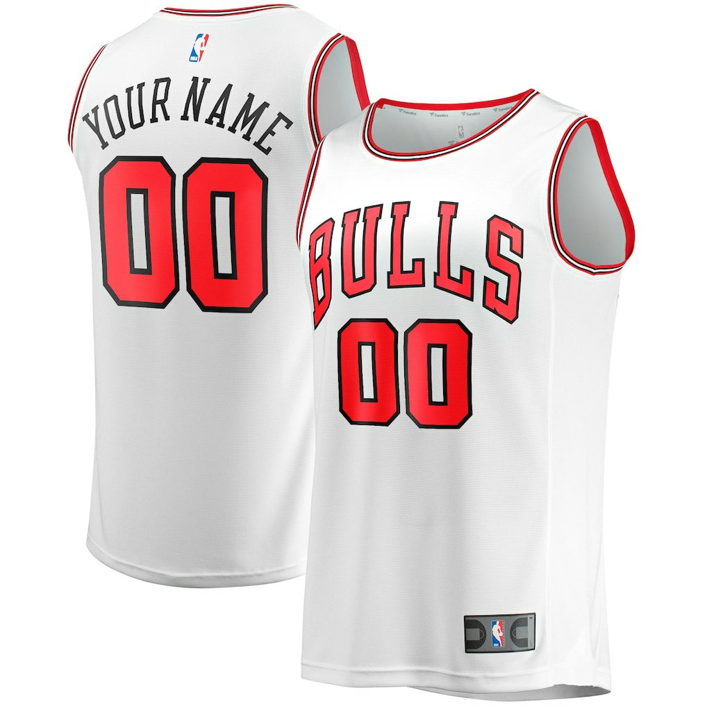 Chicago Bulls Youth Fast Break Replica Custom Jersey for sale Association Editi- White | Fanatics discount