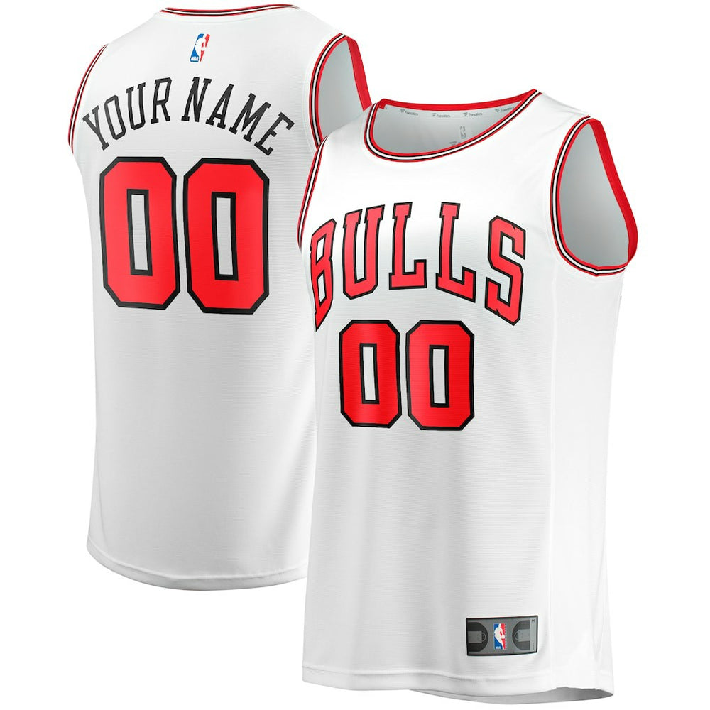 Chicago Bulls Youth Fast Break Replica Custom Jersey for sale Association Editi- White | Fanatics discount