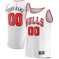 Chicago Bulls Youth Fast Break Replica Custom Jersey for sale Association Editi- White | Fanatics discount