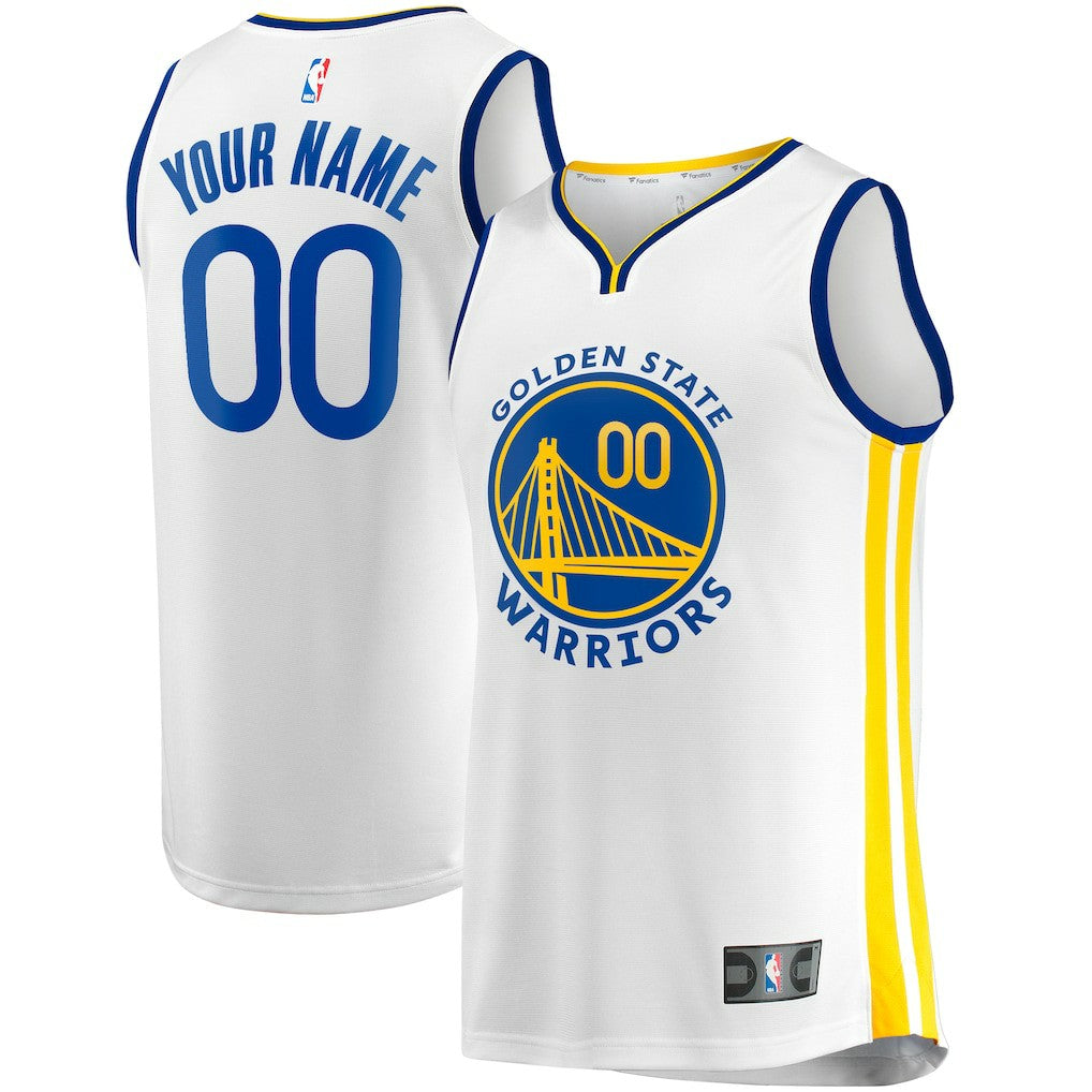 Golden State Warriors Youth Fast Break Replica Custom Jersey for sale Association Editi- White | Fanatics discount