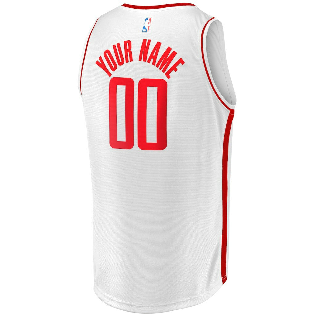 Houston Rockets Youth Fast Break Replica Custom Jersey Association Edition White | Fanatics discount