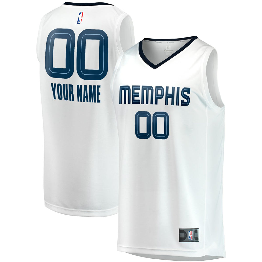 Memphis Grizzlies Youth Fast Break Replica Custom Jersey Association Edition White | Fanatics online