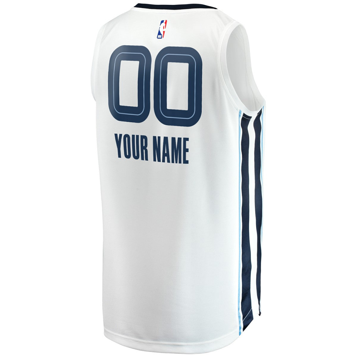 Memphis Grizzlies Youth Fast Break Replica Custom Jersey Association Edition White | Fanatics online