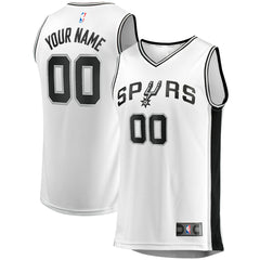 San Antonio Spurs Youth Fast Break Replica Custom Jersey Association Edition White | Fanatics online