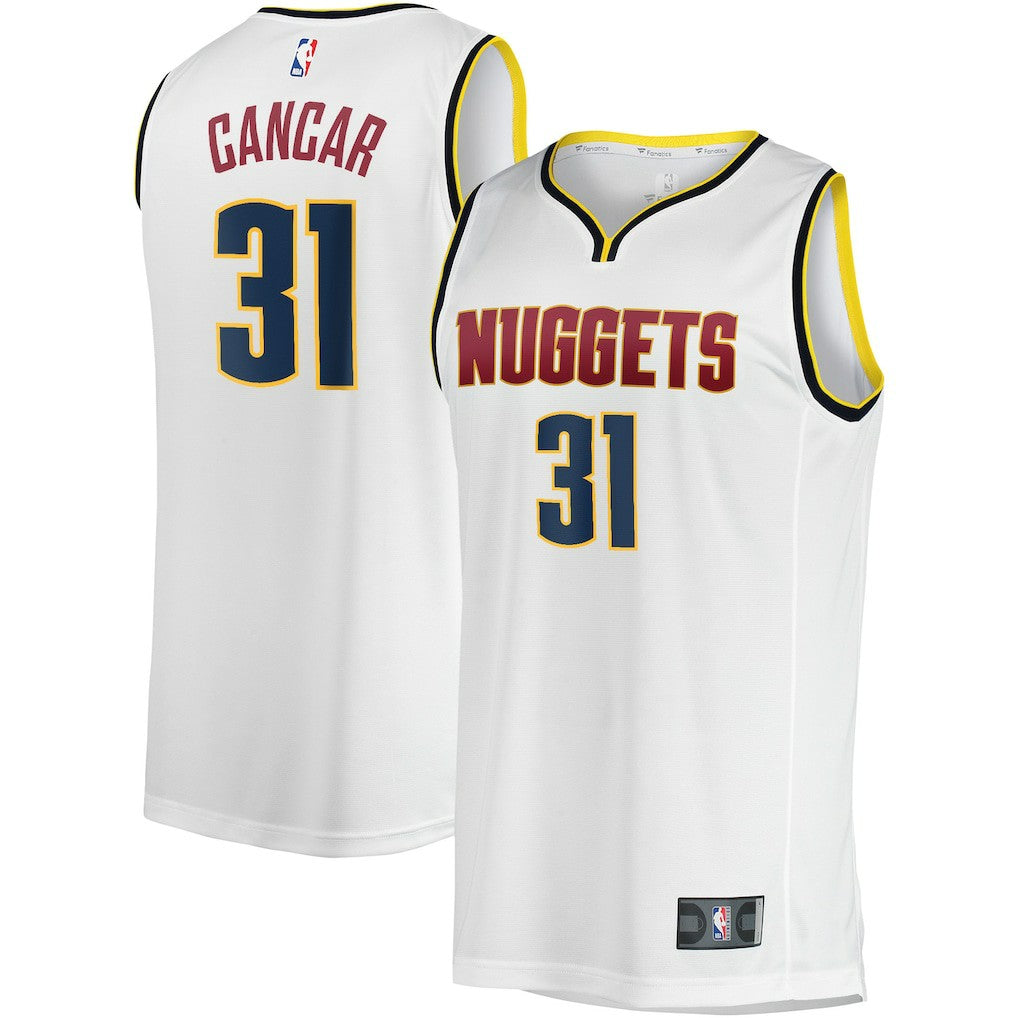 Vlatko Cancar Denver Nuggets Fast Break Player Jersey for sale Association Editi- White | Fanatics