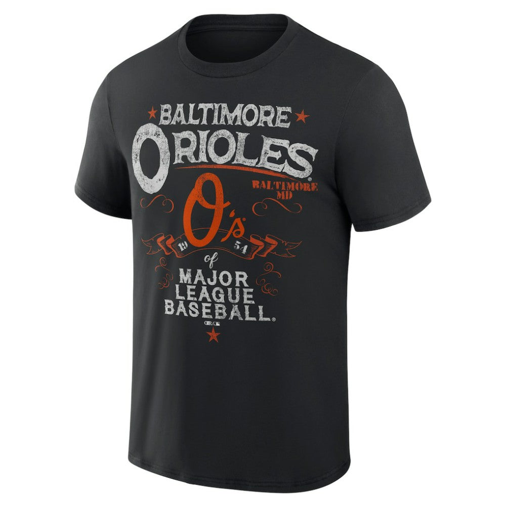 Baltimore Orioles Darius Rucker Collection by Fanatics Beach Splatter T-Shirt - Black - Fanatics Online