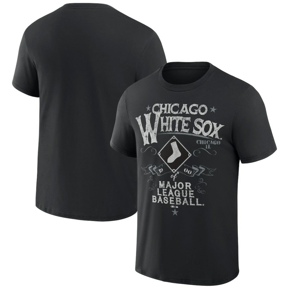 Chicago White Sox Darius Rucker Collection by Fanatics Beach Splatter T-Shirt - Black - Fanatics Discount