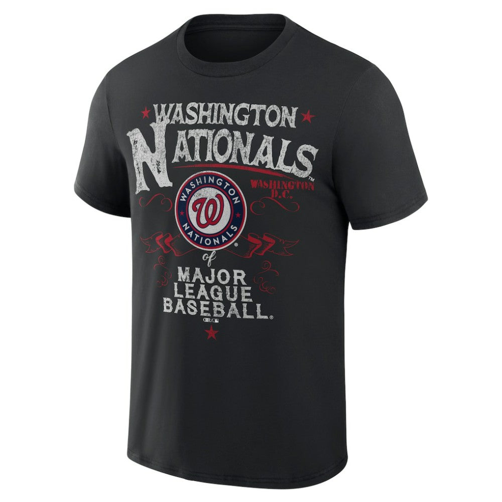 Washington Nationals Darius Rucker Collection by Fanatics Beach Splatter T-Shirt - Black - Fanatics Discount