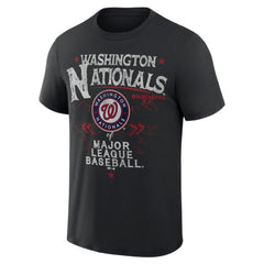 Washington Nationals Darius Rucker Collection by Fanatics Beach Splatter T-Shirt - Black - Fanatics Discount