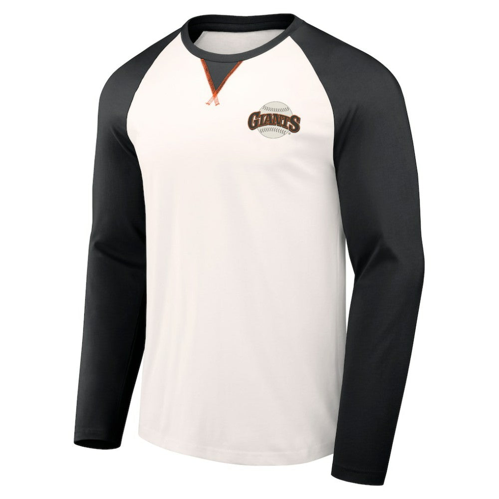 San Francisco Giants Darius Rucker Collection by Fanatics Team Color Raglan T-Shirt - White/Black - Fanatics Online
