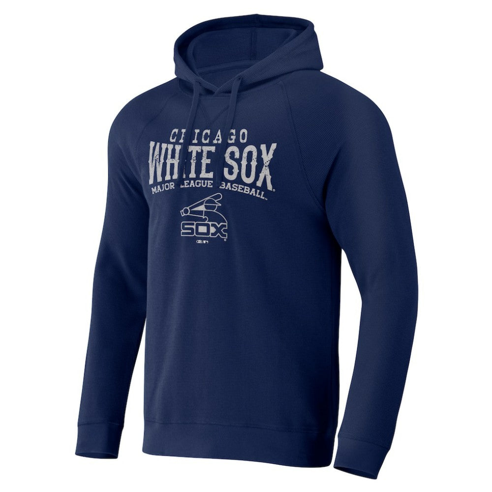 Chicago White Sox Darius Rucker Collection by Fanatics Waffle-Knit Raglan Pullover Hoodie - Navy - Fanatics Lifestyle