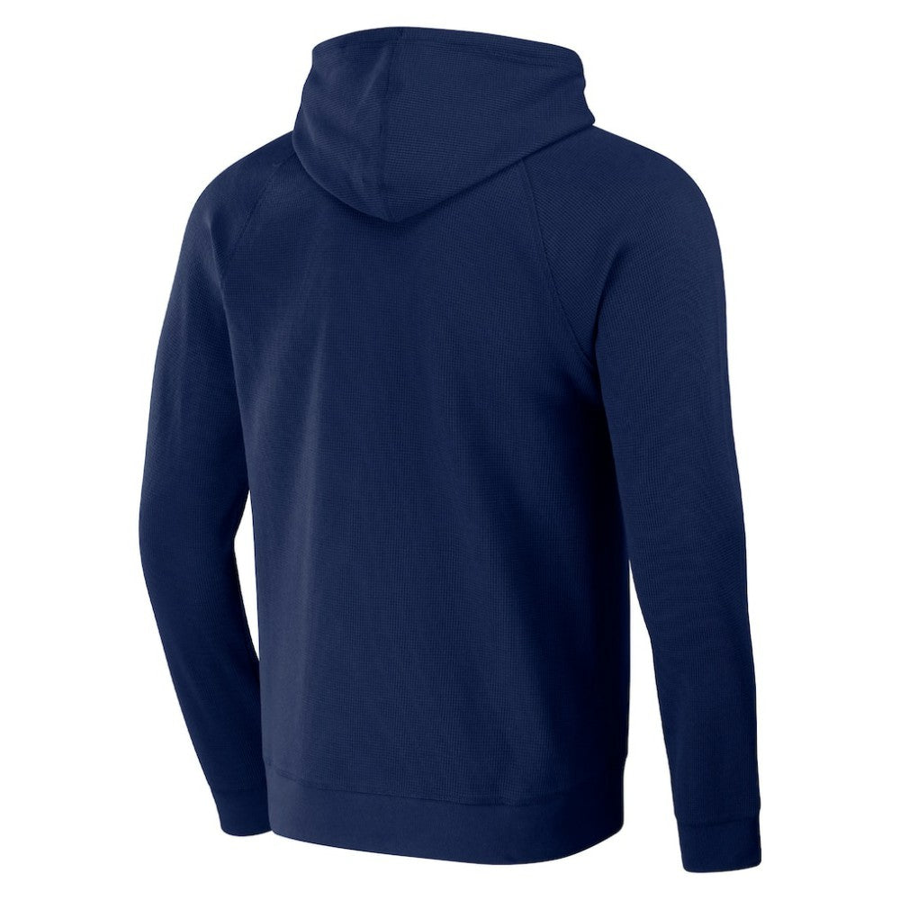 Houston Astros Darius Rucker Collection by Fanatics Waffle-Knit Raglan Pullover Hoodie - Navy - Fanatics Discount