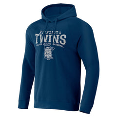 Minnesota Twins Darius Rucker Collection by Fanatics Waffle-Knit Raglan Pullover Hoodie - Navy - Fanatics Sale