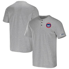Chicago Cubs Darius Rucker Collection by Fanatics Henley T-Shirt - Heather Gray - Fanatics Lifestyle
