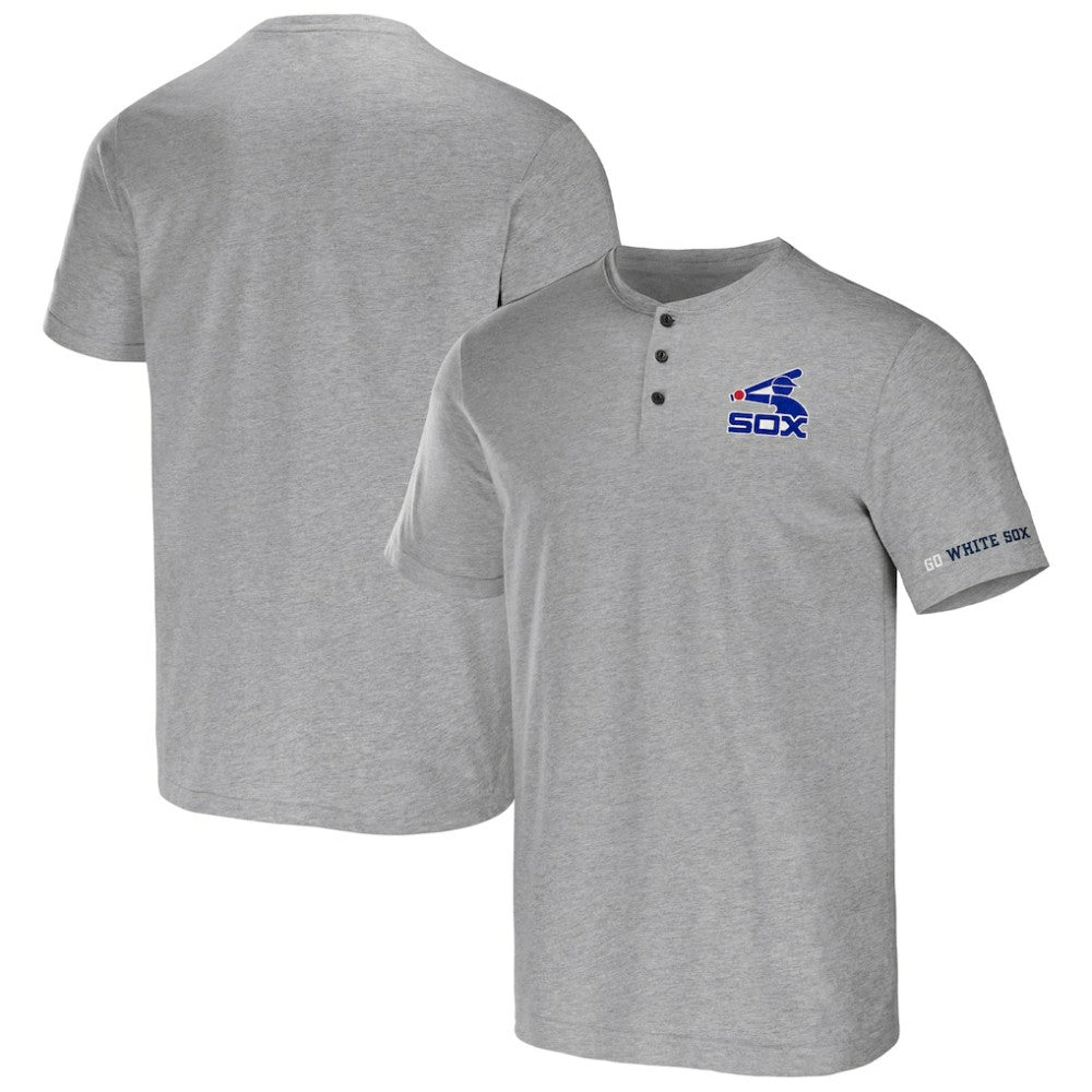 Chicago White Sox Darius Rucker Collection by Fanatics Henley T-Shirt - Heather Gray - Fanatics on Sale