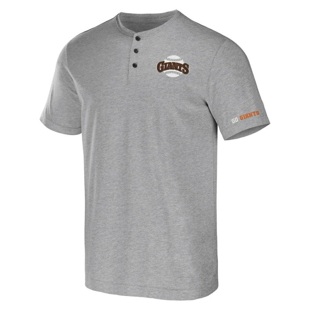 San Francisco Giants Darius Rucker Collection by Fanatics Henley T-Shirt - Heather Gray - Fanatics Online