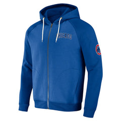 Chicago Cubs Darius Rucker Collection by Fanatics Raglan Full-Zip Hoodie - Royal - Fanatics on Sale
