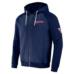 Cleveland Guardians Darius Rucker Collection by Fanatics Raglan Full-Zip Hoodie - Navy - Fanatics on Sale