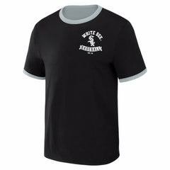 Chicago White Sox Darius Rucker Collection by Fanatics Two-Way Ringer Reversible T-Shirt - Black/Gray - Fanatics on Sale