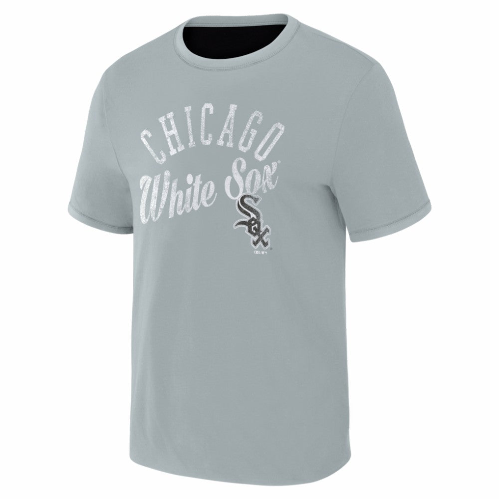 Chicago White Sox Darius Rucker Collection by Fanatics Two-Way Ringer Reversible T-Shirt - Black/Gray - Fanatics on Sale