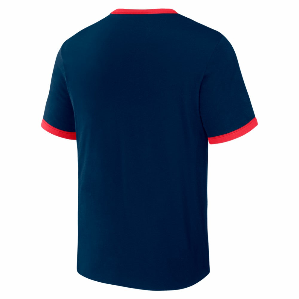 Minnesota Twins Darius Rucker Collection by Fanatics Two-Way Ringer Reversible T-Shirt - Navy/Red - Fanatics Lifestyle