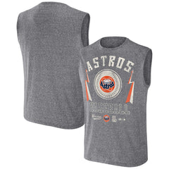 Houston Astros Darius Rucker Collection by Fanatics Relaxed-Fit Muscle Tank Top - Charcoal - Fanatics on Sale