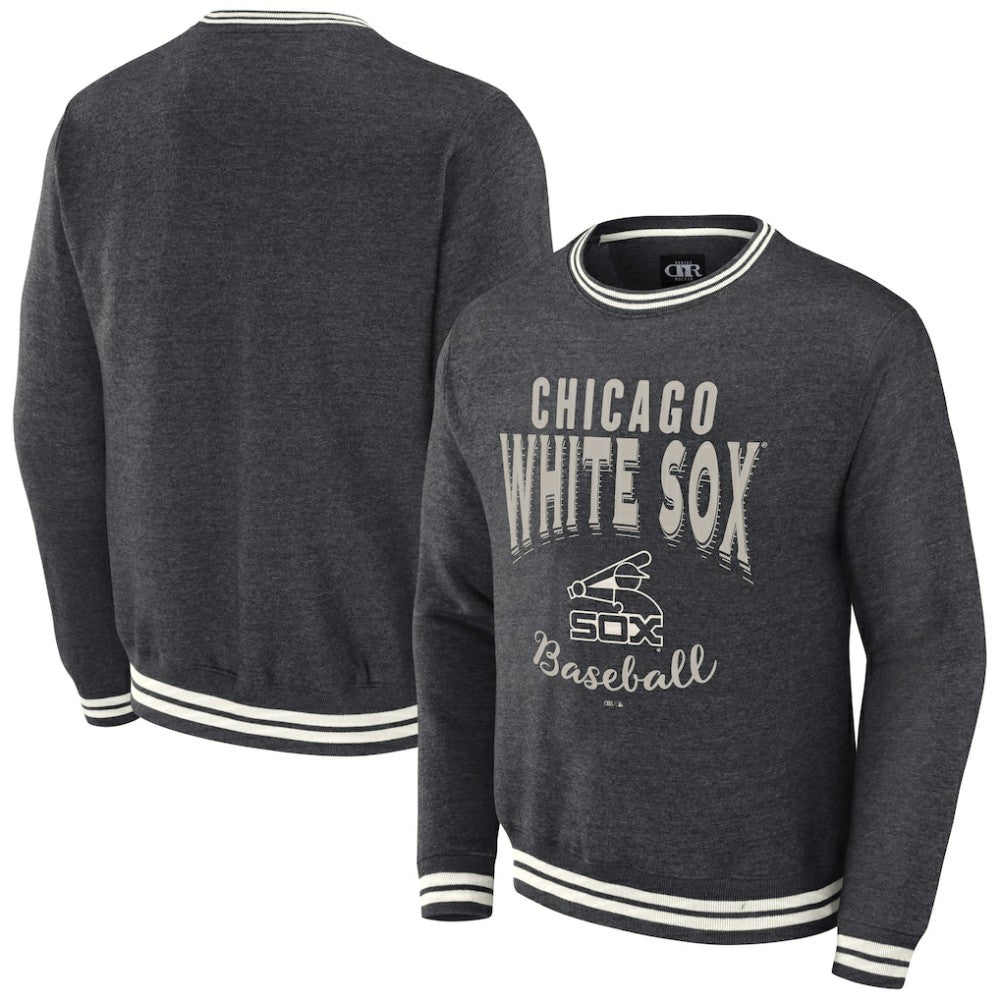 Chicago White Sox Darius Rucker Collection by Fanatics Vintage Pullover Sweatshirt - Heather Charcoal - Fanatics Discount
