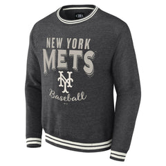 New York Mets Darius Rucker Collection by Fanatics Vintage Pullover Sweatshirt - Heather Charcoal - Fanatics Online