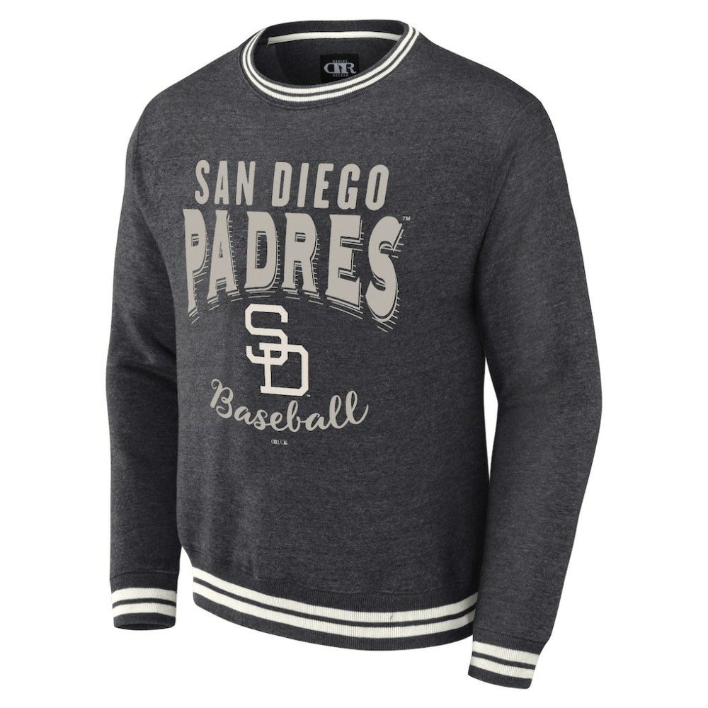 San Diego Padres Darius Rucker Collection by Fanatics Vintage Pullover Sweatshirt - Heather Charcoal - Fanatics on Sale
