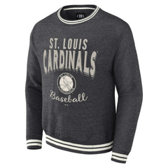 St. Louis Cardinals Darius Rucker Collection by Fanatics Vintage Pullover Sweatshirt - Heather Charcoal - Fanatics Online