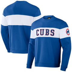 Chicago Cubs Darius Rucker Collection by Fanatics Stripe Pullover Sweatshirt - Royal - Fanatics Discount