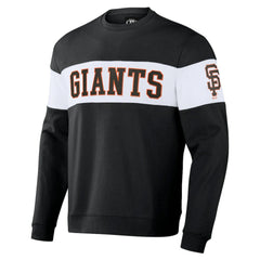 San Francisco Giants Darius Rucker Collection by Fanatics Stripe Pullover Sweatshirt - Black - Fanatics Online