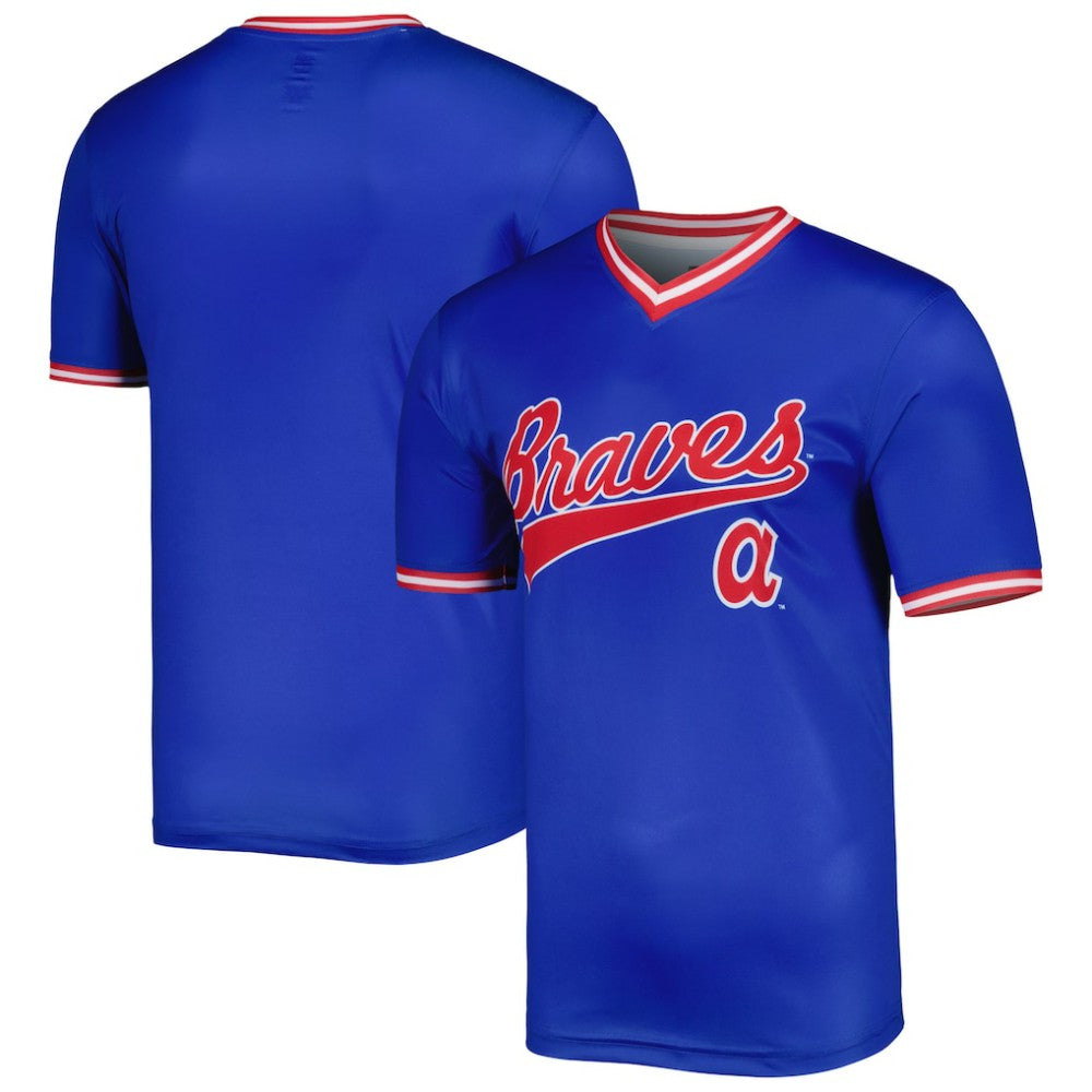 Atlanta Braves Stitches Cooperstown Collection Team Jersey - Royal - MLB Lifestyle