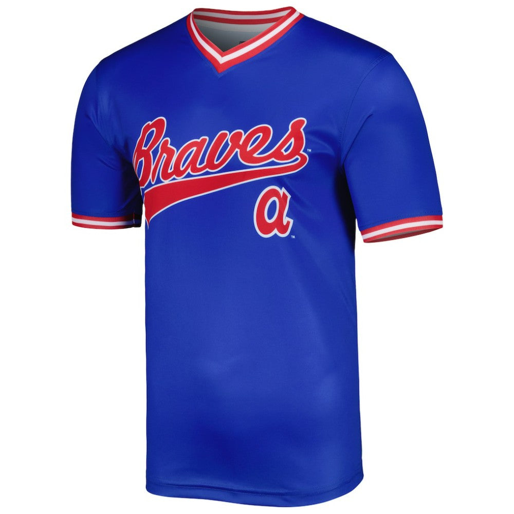 Atlanta Braves Stitches Cooperstown Collection Team Jersey - Royal - MLB Lifestyle
