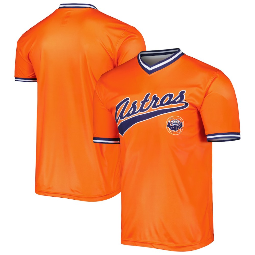 Houston Astros Stitches Cooperstown Collection Team Jersey - Orange - MLB Sale