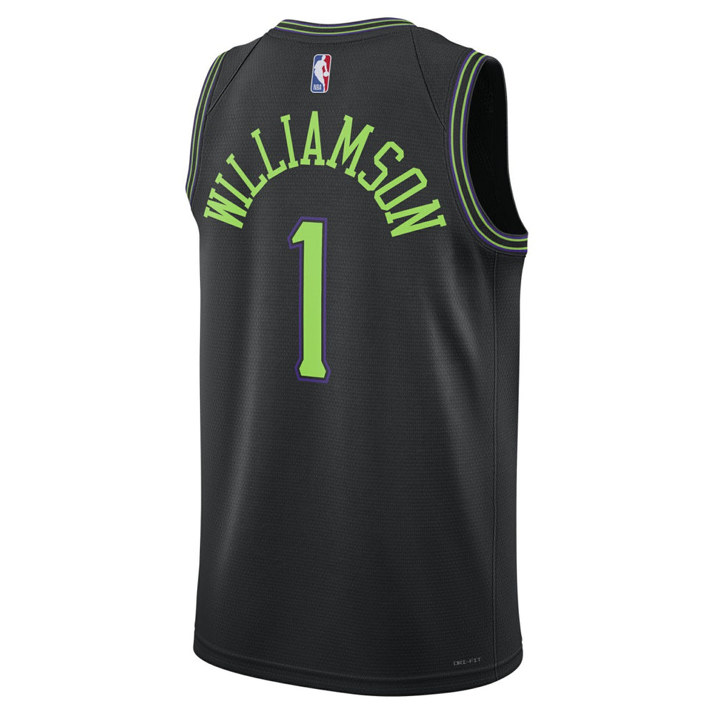 Zion Williamson New Orleans Pelicans Unisex 2025/26 Swingman Jersey Black City Edition | Nike Lifestyle