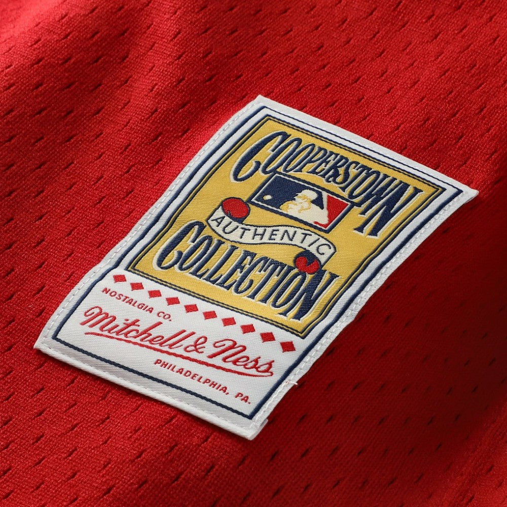 Johnny Bench Cincinnati Reds Mitchell & Ness Authentic Batting Practice Jersey - Scarlet - Mitchell & Ness on Sale