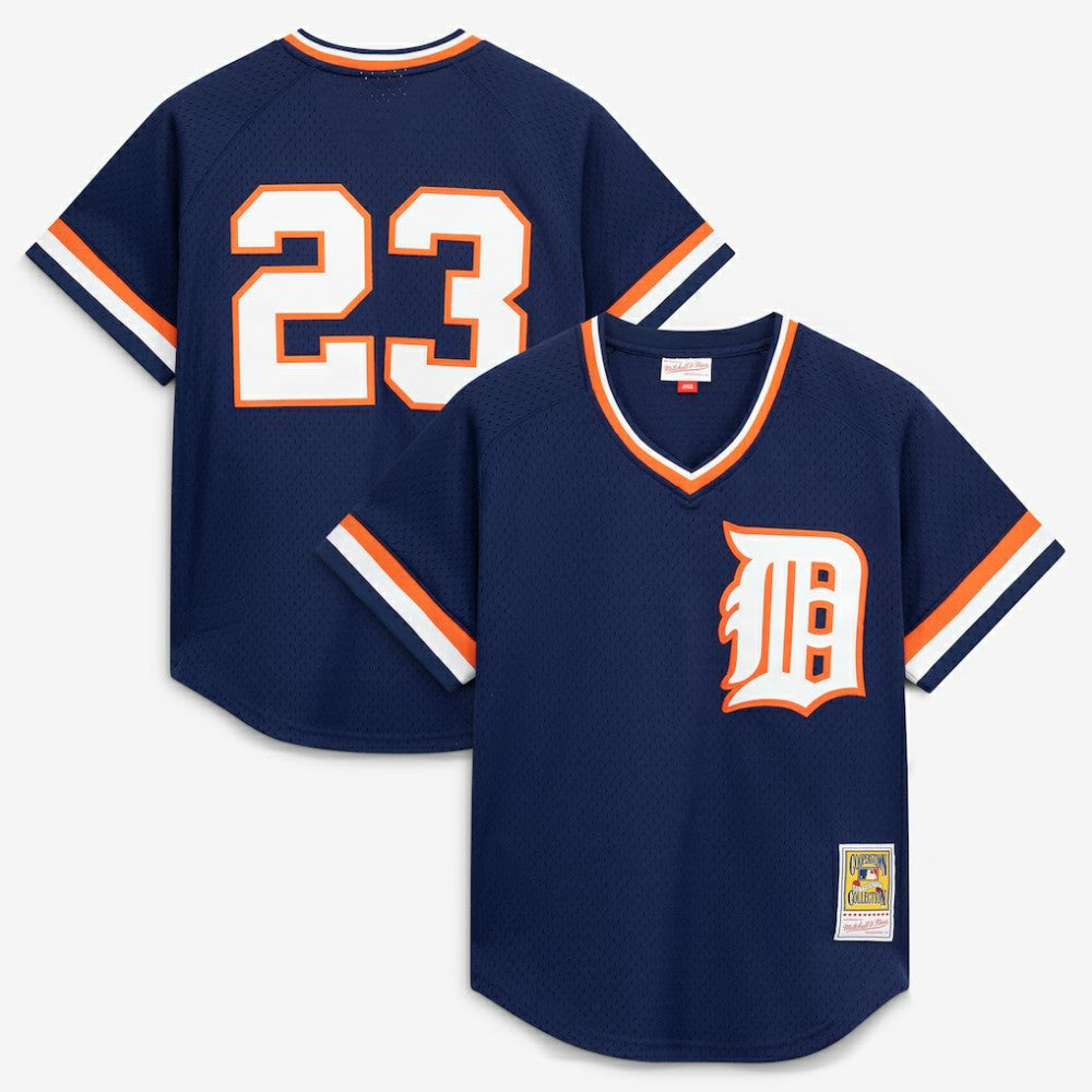 Kirk Gibson Detroit Tigers Mitchell & Ness Authentic Batting Practice Jersey - Navy - Mitchell & Ness Sale