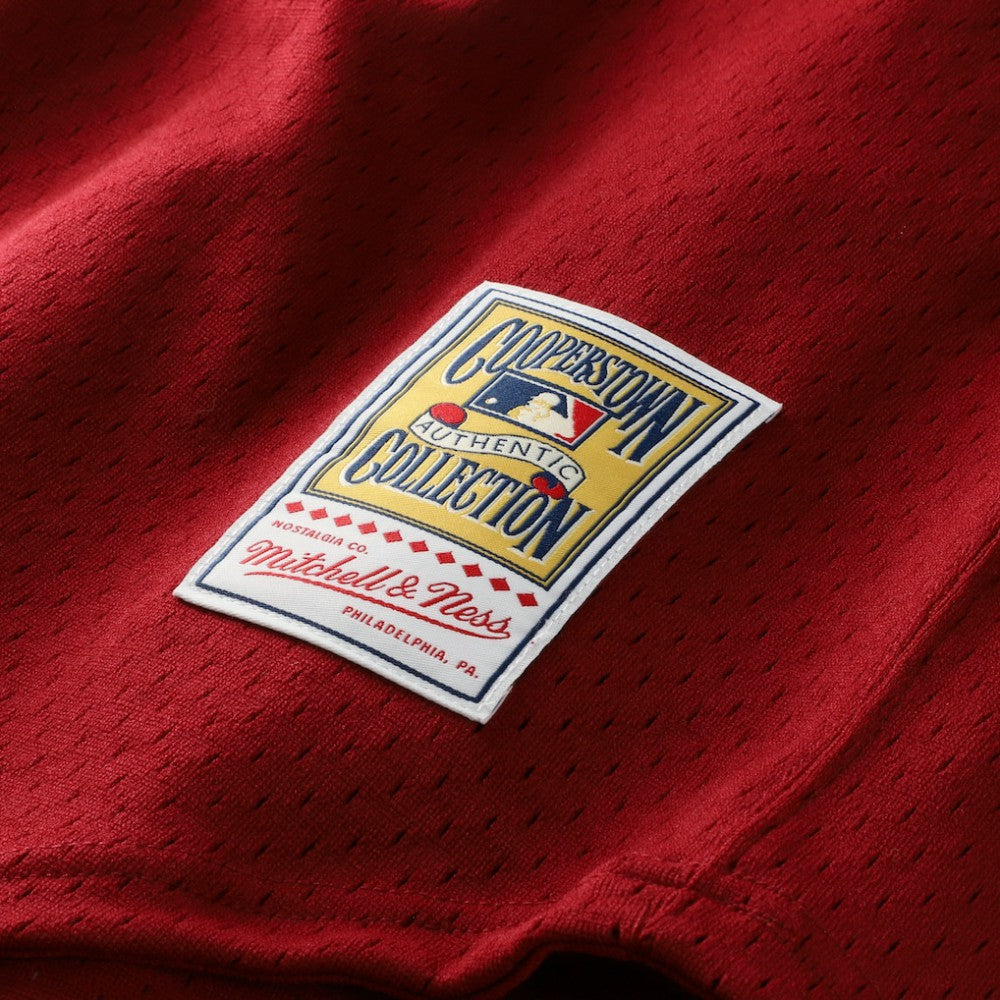 Darren Daulton Philadelphia Phillies Mitchell & Ness Authentic Batting Practice Jersey - Scarlet - Mitchell & Ness on Sale