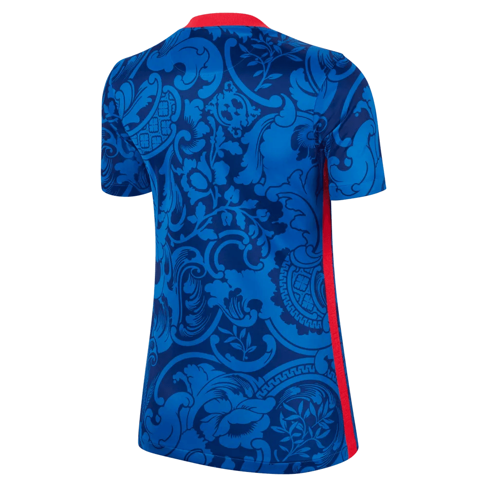 France Women's EC22 Home Soccer Jersey - Hyper Cobalt-Siren Red Nike