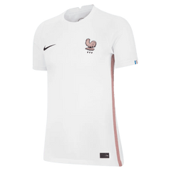 France Women's EC22 Away Soccer Jersey - White-Pink Glaze Nike