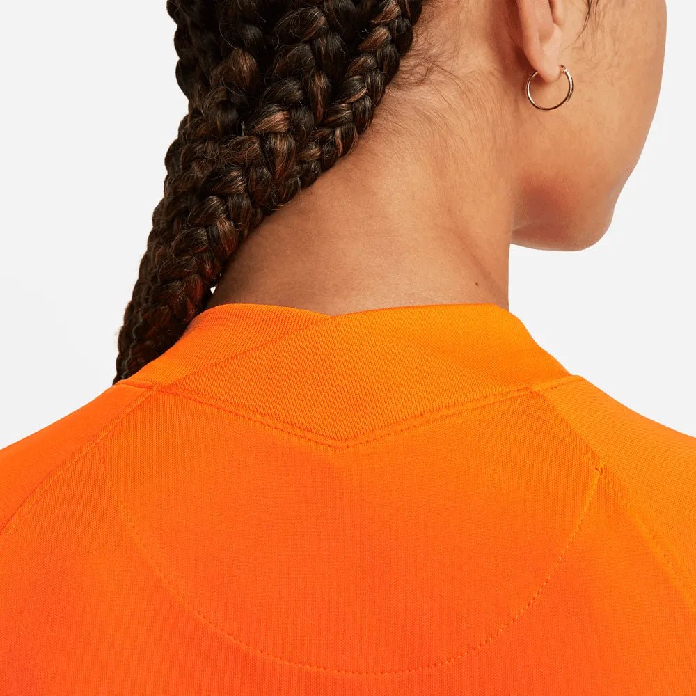 Netherlands Women's EC22 Home Soccer Jersey - Total Orange-Black Nike