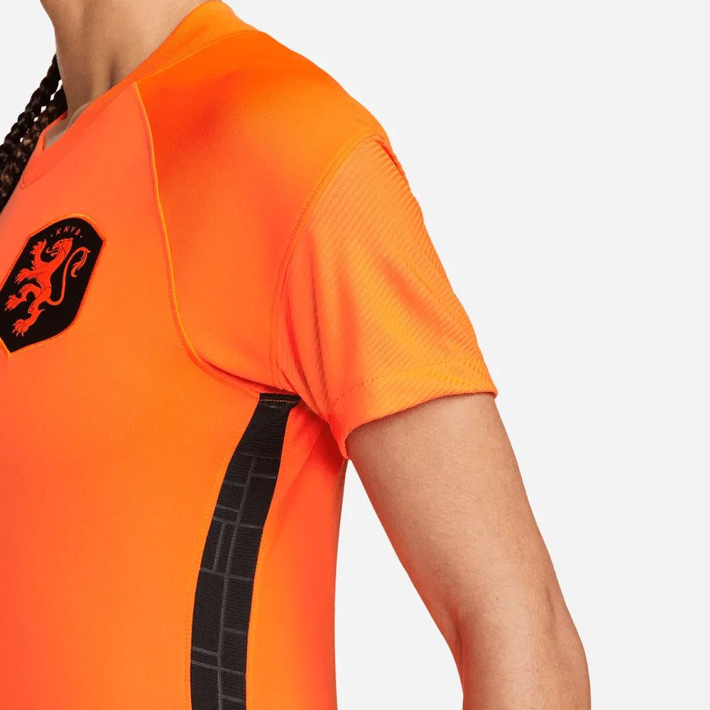 Netherlands Women's EC22 Home Soccer Jersey - Total Orange-Black Nike