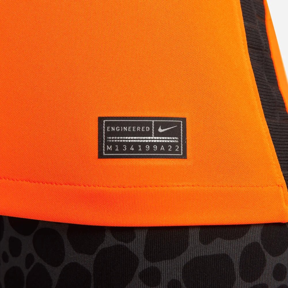 Netherlands Women's EC22 Home Soccer Jersey - Total Orange-Black Nike