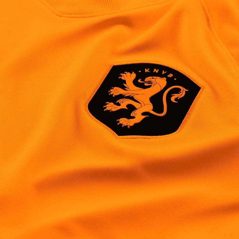 Netherlands Women's EC22 Home Soccer Jersey - Total Orange-Black Nike
