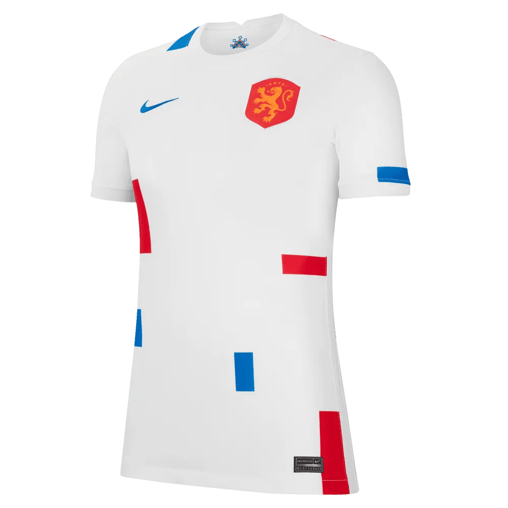 Netherlands Women's EC22 Away Soccer Jersey - White-Soar Nike