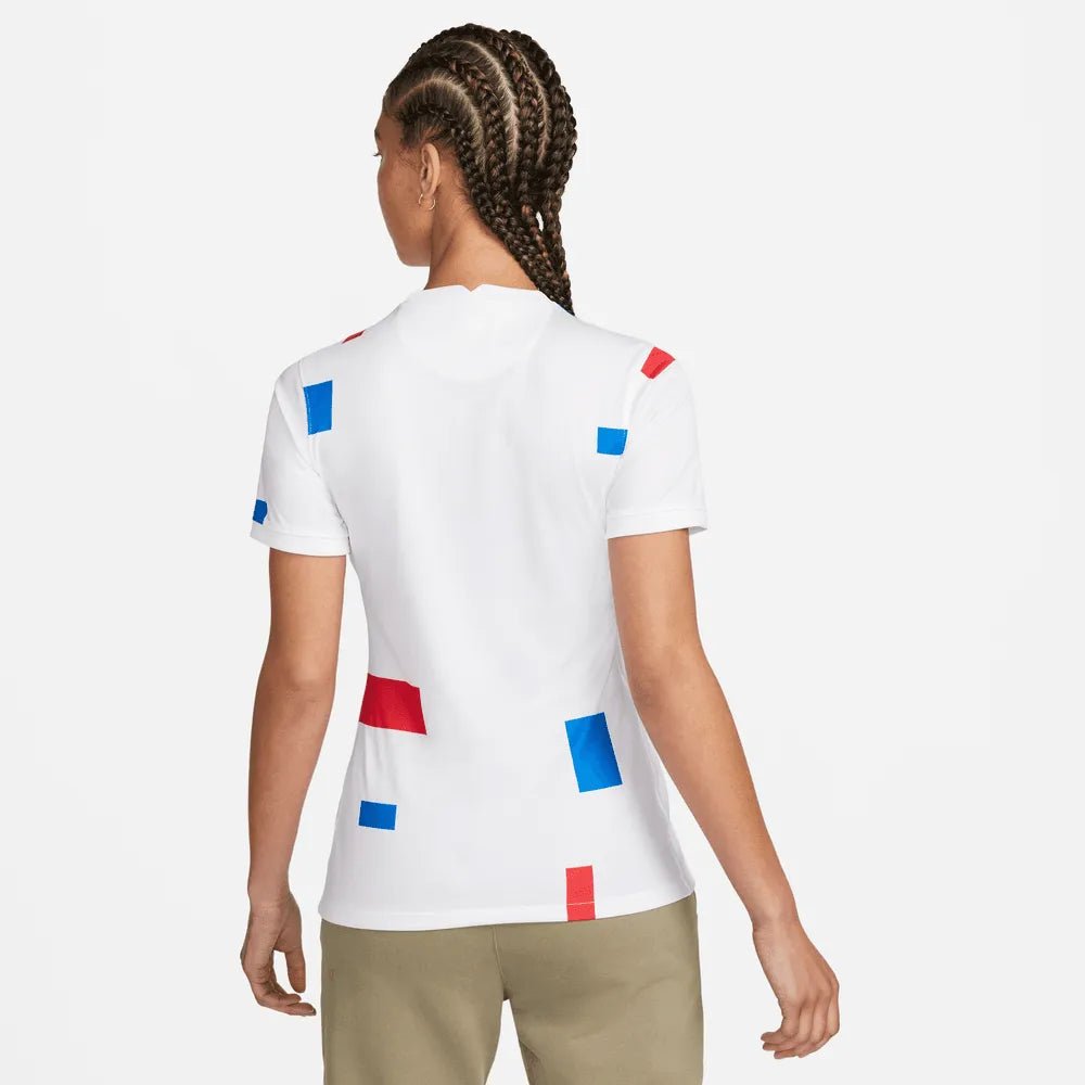 Netherlands Women's EC22 Away Soccer Jersey - White-Soar Nike
