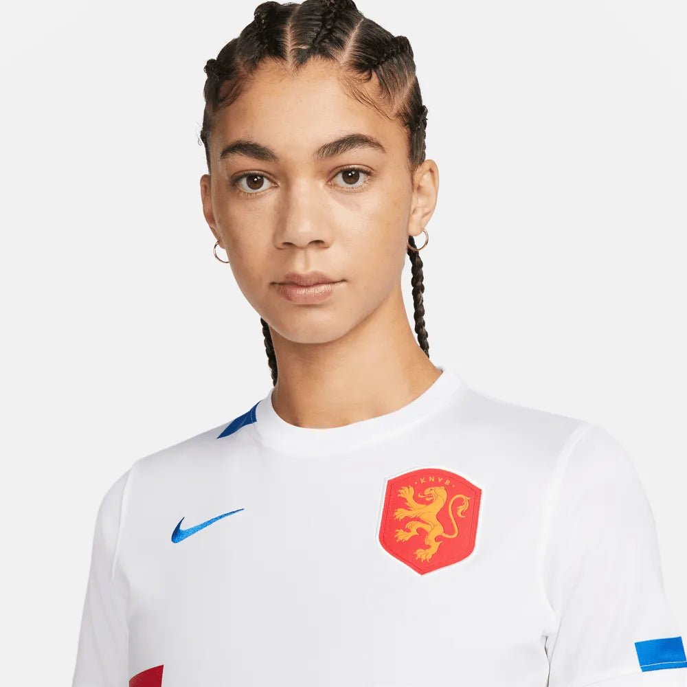 Netherlands Women's EC22 Away Soccer Jersey - White-Soar Nike