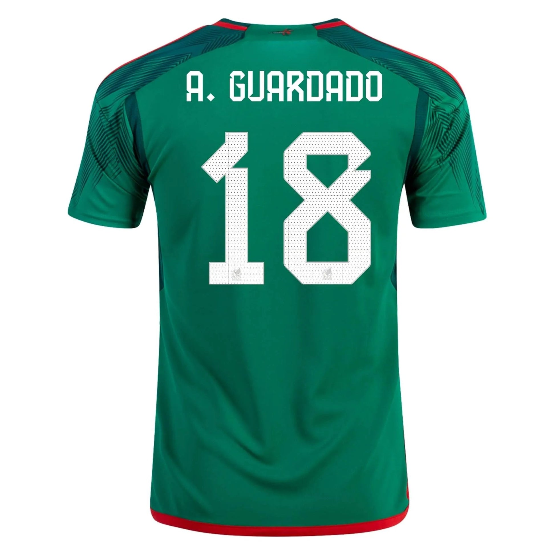 2022-23 Mexico Home Soccer Jersey - Green-Red Adidas